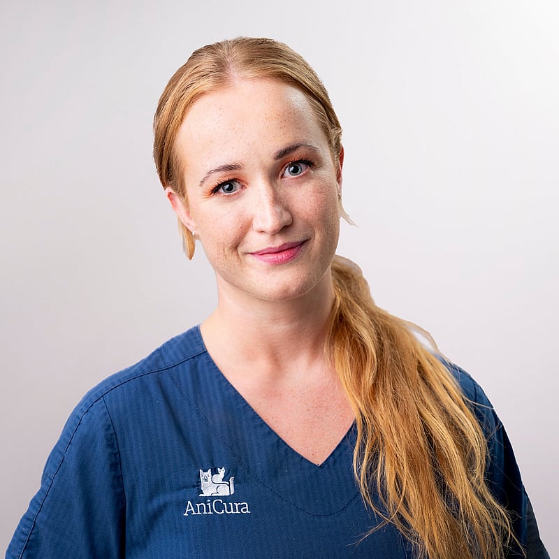 Bilde av Irene Falk Berntsen, Dyrepleier