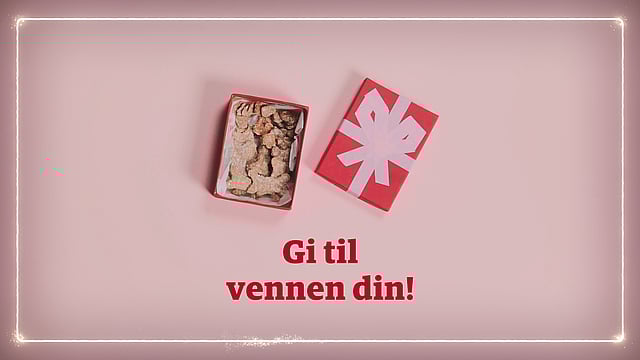 En boks med frokostblanding i.
